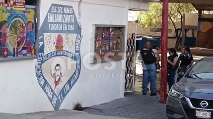 Estudiante armado amenaza a maestra en secundaria de la colonia Tierra y Libertad de Monterrey