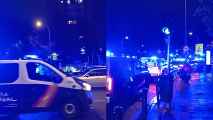 Los hinchas polacos la lían en Vallecas y la Policía tiene que intervenir