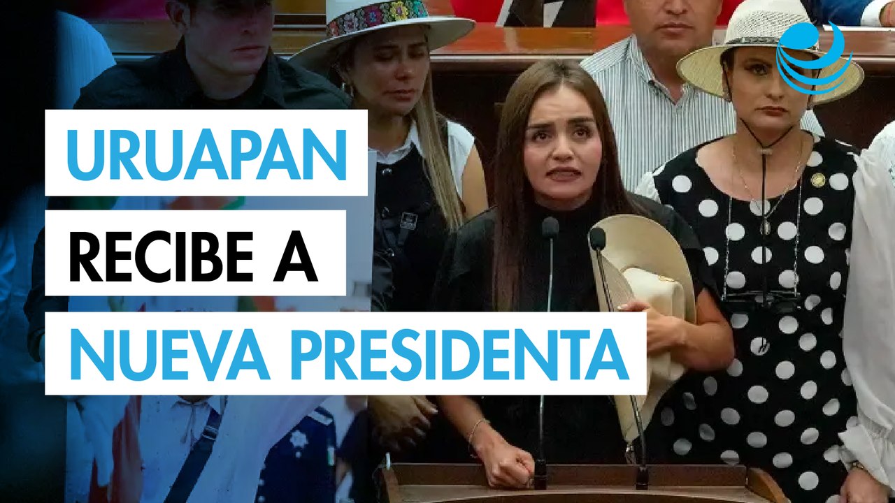 Grecia Quiroz asume la presidencia municipal de Uruapan tras el asesinato de su esposo Carlos Manzo