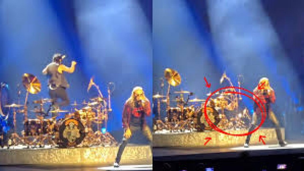 Baterista de Maná sufre caída en el escenario