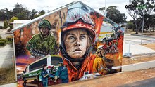 ‘Giants Among Us’ mural celebrates Pingelly emergency heroes