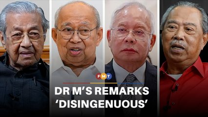 Dr M’s Malay disunity remarks ‘disingenuous’, says ex deputy minister