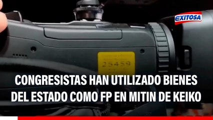 FP usó cámara del Congreso en mitin de Keiko: Otros legisladores han incurrido en casos similares