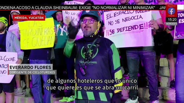 Colectivos de ciclistas de Mérida abogan por la ciclovía de Paseo Montejo