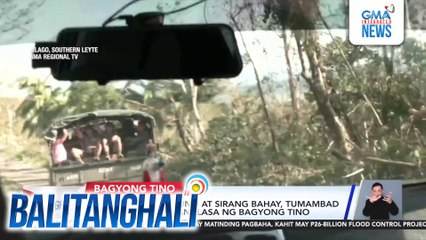 Nagtumabahang puno at sirang bahay, tumambad matapos ang pananalasa ng bagyong Tino | Balitanghali