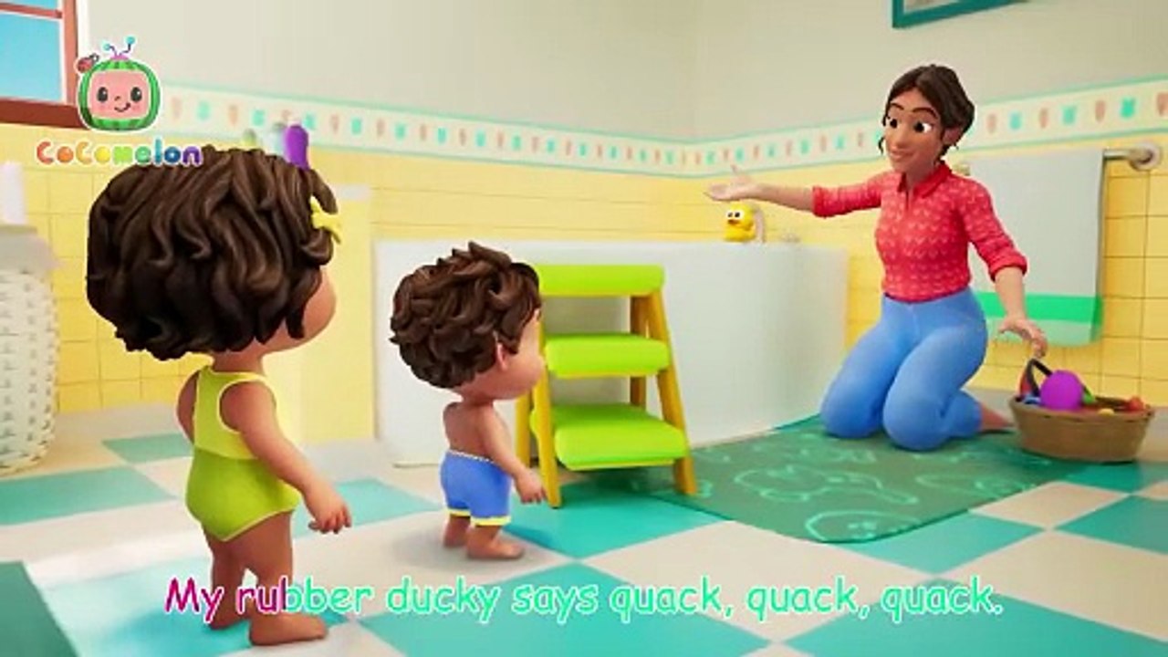 Rubber Duckie Bath Time Song _ CoComelon Nursery Rhymes & Kids Songs