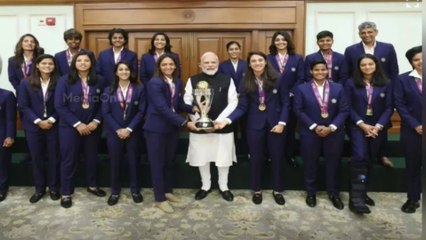 വനിതാ ഏകദിന ലോകകപ്പ് നേടിയ ഇന്ത്യൻ താരങ്ങള്‍ക്ക് വിരുന്നൊരുക്കി പ്രധാനമന്ത്രി