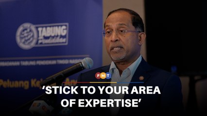 Stick to your area of expertise, Zambry reminds academics