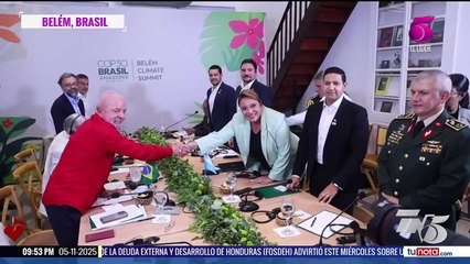 Presidenta Castro llega a Brasil para participar en la Cumbre Climática COP30