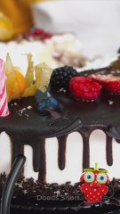 The cake that hates birthdays 🎂😤😂 #animation #funny