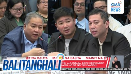 Dating DPWH engineers Henry Alcantara, Brice Hernandez, at Jaypee Mendoza, sinampahan ng reklamong tax evasion ng BIR | Balitanghali