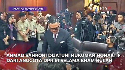 Ahmad Sahroni Buka Suara Dinonaktifkan 6 Bulan usai Putusan MKD