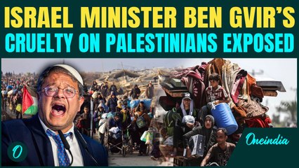 SINISTER Israeli Minister Ben Gvir DEHUMANISES Palestinians | BRUTALLY Evicts Arabs from Palestine