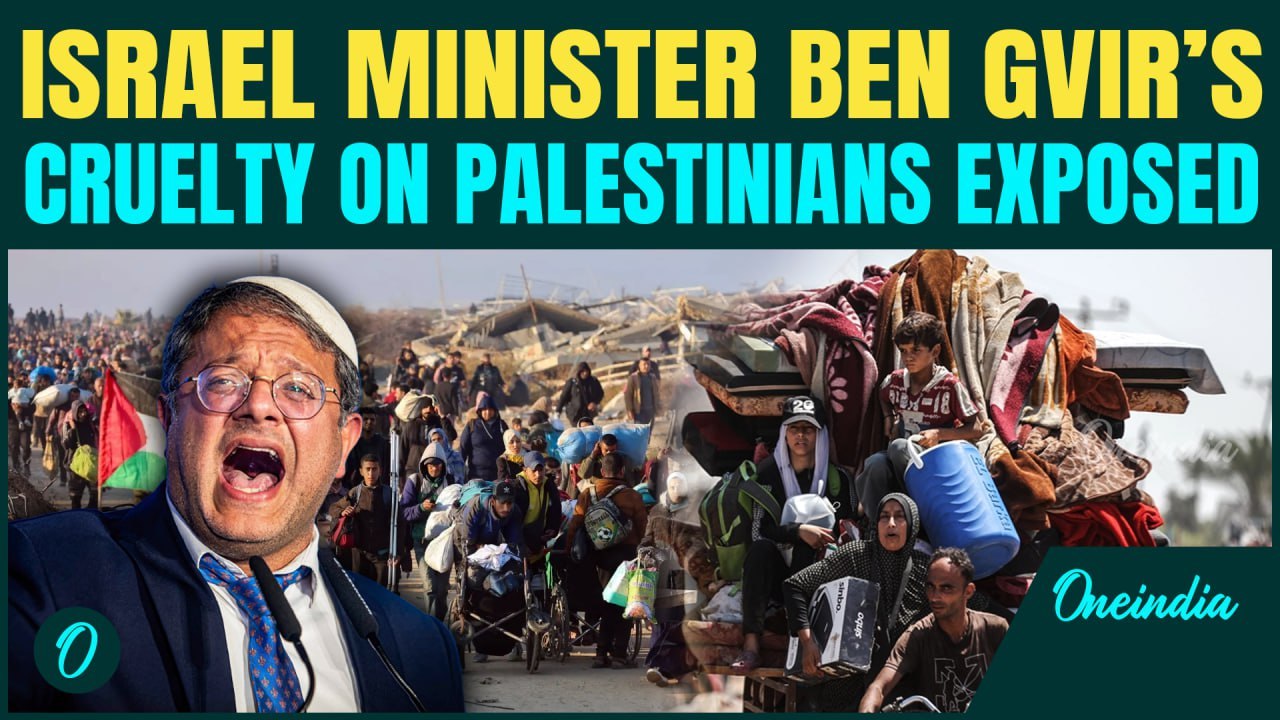 SINISTER Israeli Minister Ben Gvir DEHUMANISES Palestinians | BRUTALLY Evicts Arabs from Palestine