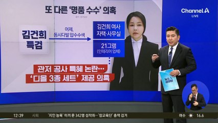 또 다른 ‘명품 수수’ 의혹…김건희 자택 압수수색