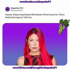 Popstar Halsey Hospitalized After Boston Performance For "Minor Medical Emergency" Mid Tour