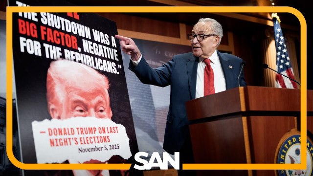 Schumer may give Democrats green light to fund government after election win