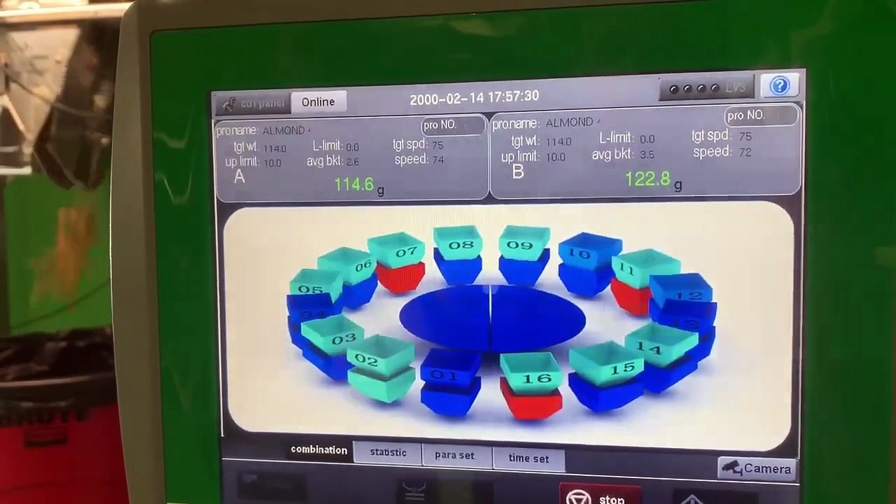 High Tek M16 Series High Speed 16 Head Scale for Precise Weighing at 150 BPM