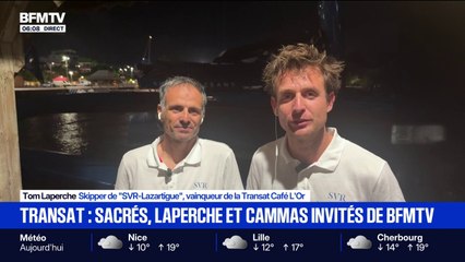 "C'était une course hyper intense": Tom Laperche et Franck Cammas sacrés sur la Transat Café l'Or