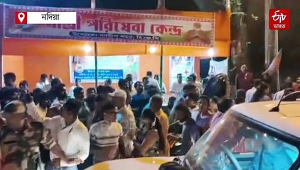 সুকান্ত'র কনভয়ে হামলার অভিযোগ, ইট-লাঠি দিয়ে গাড়ি ভাঙচুরে ফাটল বিজেপি নেতার নাক