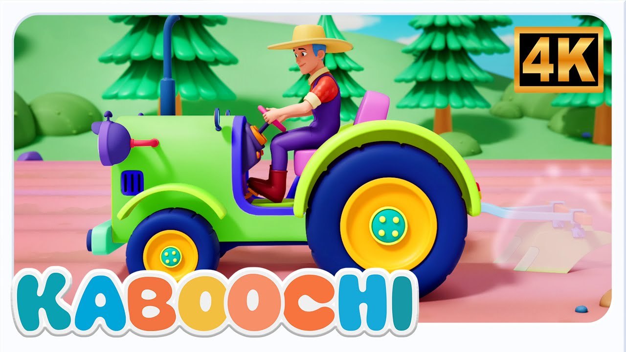 Wheels On The Tractor | Nursery Rhymes & Kids Songs by Kids Baby Club | Farm Songs for Children