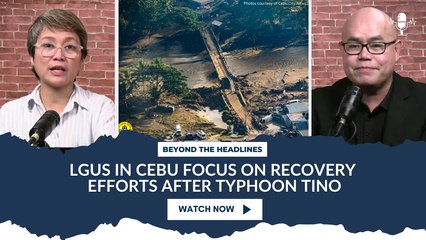 LGUs in Cebu Focus on Recovery Efforts After Typhoon Tino