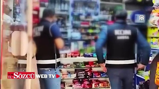 Bursa'da 227 litre sahte içki ele geçirildi