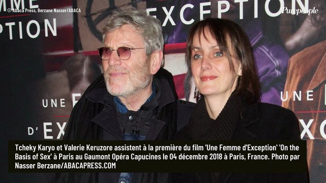 C'est une chance d'avoir pu... : Tchéky Karyo est parti entouré de sa femme comédienne et de leurs enfants, la belle démarche de sa fille Louise