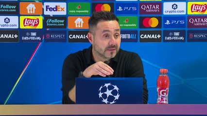 De Zerbi : "Les règles à Madrid sont différentes de celles à Marseille"