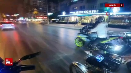 Mersin'de kaza üstüne kaza geçirdi