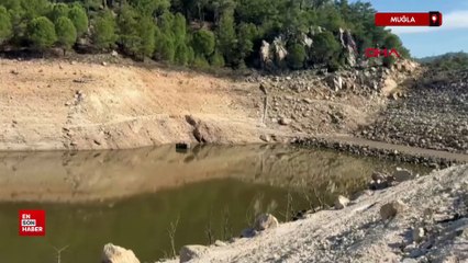 Muğla'da su sağlayan barajlar ölü hacme düştü