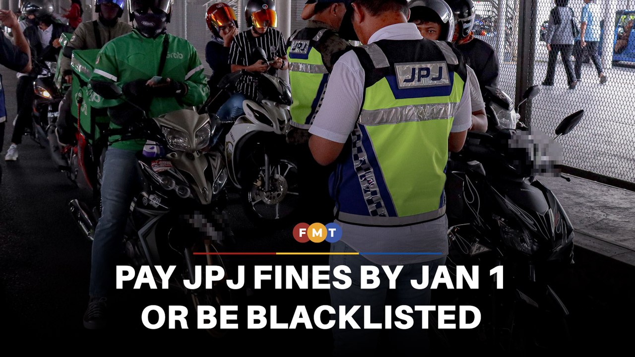 Blacklist, court action if JPJ summonses not paid by Jan 1