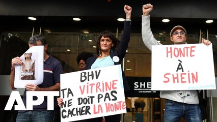 Protesters Slam Shein as Paris Store Opens; France Moves to Suspend Operations | APT