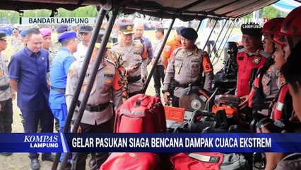 Gelar Pasukan Siaga Bencana Dampak Cuaca Ekstrem