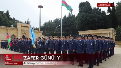 Azerbaycan'da, Karabağ Zaferi'nin 5. yılı dolayısıyla yürüyüşler düzenlendi
