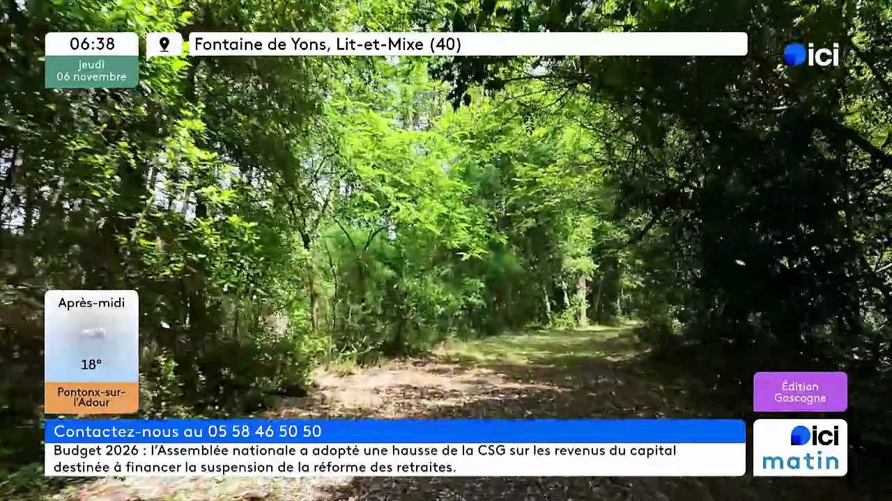 06/11/2025 - ici matin par ici Gascogne en vidéo