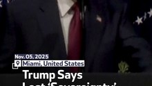 Trump Says Lost ‘Sovereignty’ In New York