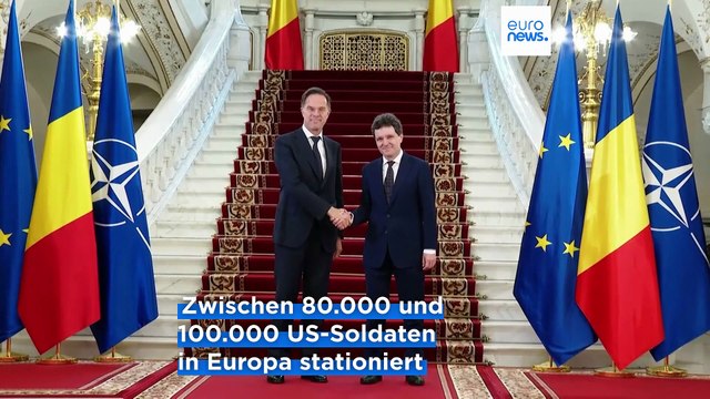Rutte in Rumänien: Wir sollten aus dem US-Truppenabzug nicht zu viel machen