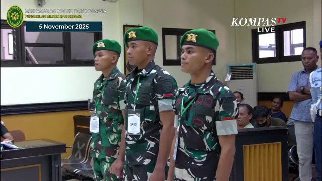 [FULL] Oditur Militer Cecar Saksi Nakes TNI di Sidang Kematian Prada Lucky: Mikir, Kayak Kelelep Aja