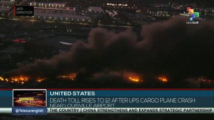 United States: Death toll rises to 12 after UPS cargo plane crash near Louisville airport