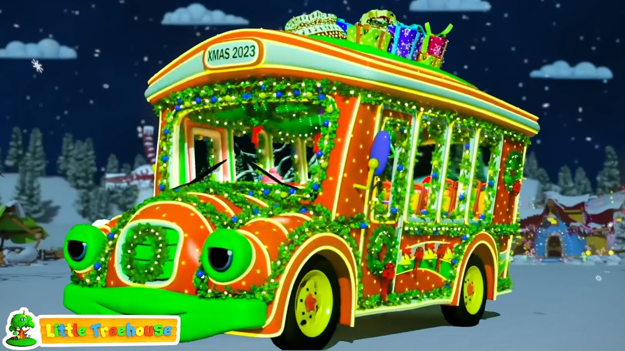 Les roues du bus de Noël | Chanson de Noël pour Enfants | Zebra Française Comptines