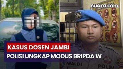 Polisi Ungkap Modus Bripda W dalam Kasus Pembunuhan Dosen di Jambi