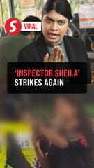 'Inspector Sheila' strikes again, shouts at cops in Jalan Ipoh