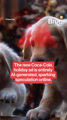 Coca Cola runs a completely AI generated ad, sparking backlash.