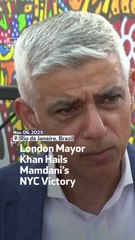 London Mayor Khan Hails Mamdani’s NYC Victory