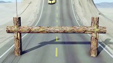 Realistic BeamNG Drive car crash physics. Watch in
