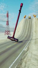 Realistic BeamNG Drive car crash physics. Watch in