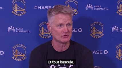 Warriors - Kerr : ''Nous avons été un peu trop ambitieux''