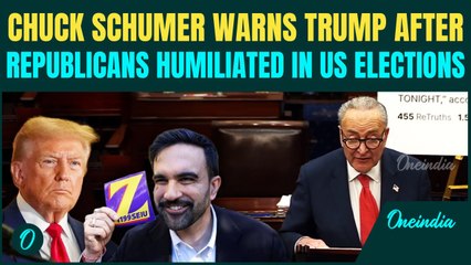 Chuck Schumer MOCKS Trump After Mamdani’s BIG New York Elections Win; DECLARES America Has Spoken