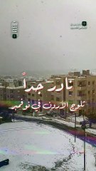 ثلوج الأردن في نوفمبر لم تحدث إلا ثلاث مرات خلال المئة عام الماضية!